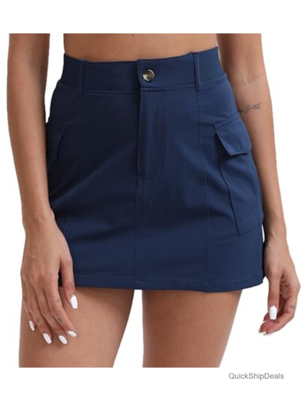Women's Athletic Skort with Pockets Active Golf Hiking Skirt Cargo